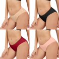 thumbnail image 1 of WEAIXIMIUNG sous-Vêtements Multipièces pour Femmes en Soie Glacée Sans Traces à Quatre Couches, Absorbants et Anti-Fuites, Culottes Menstruelles Post-Partum Triangulaires, 1 of 5