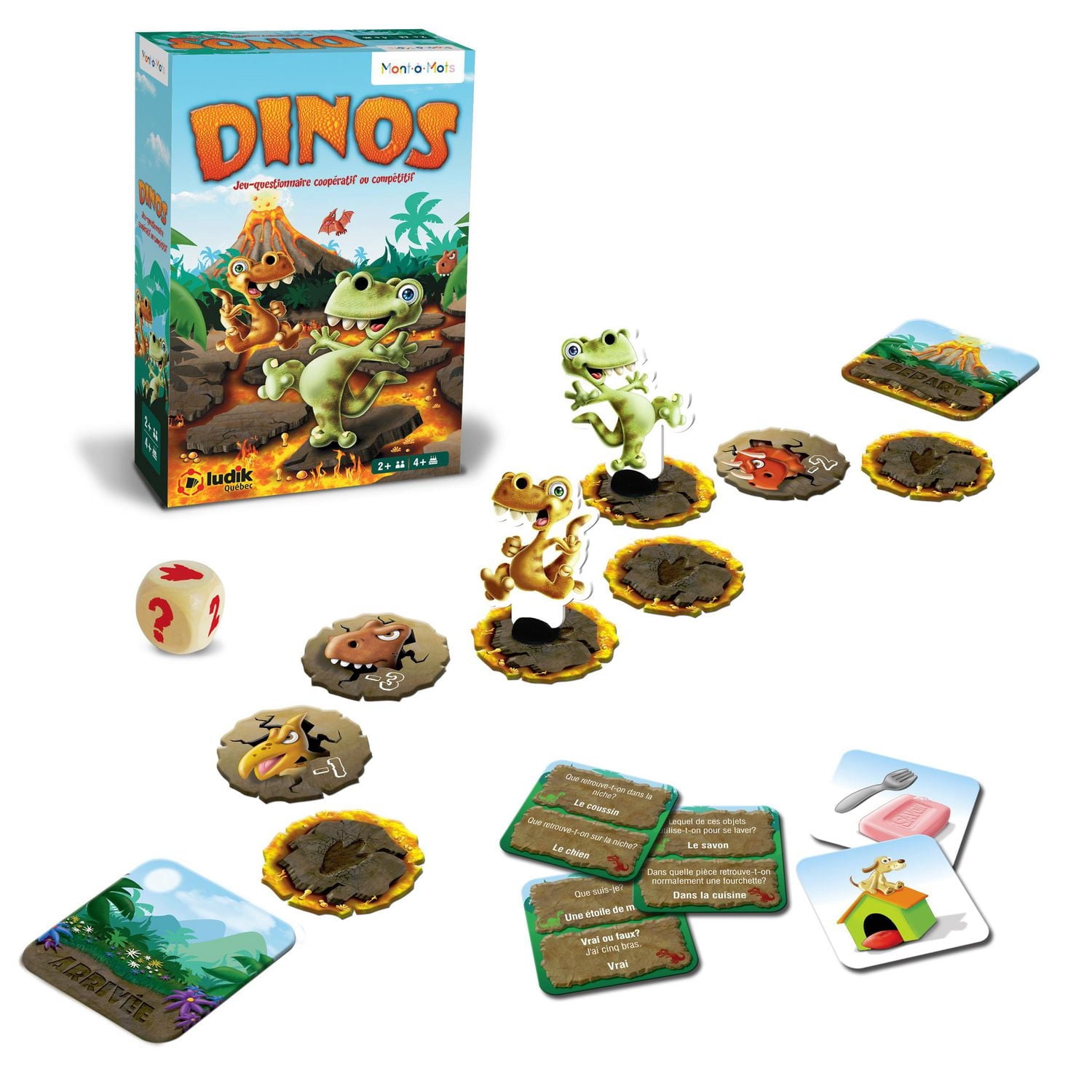Jeu Mont-à-mots Dinos de Ludik Québec