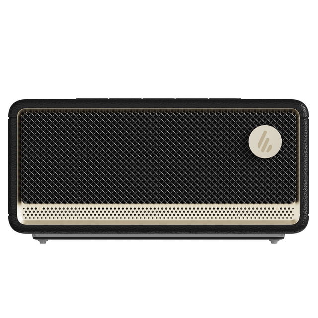 Edifier Bluetooth Speaker, Portable with Stereo Pairing, IP66 Dustproof & Waterproof 9H Playtime BT5.4 34W RMS Dual Device Connection Ambient Light for Home Party Outdoor Beach – Black