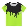 thumbnail image 2 of Meichang T-Shirts pour Enfants T-Shirts à Manches Courtes T-Shirts Tendance à Col Rond T-Shirts Hauts Coupe Ample Décontractés T-Shirts pour la Fête des Mères pour Garçons et Filles de 3 à 14 Ans, 2 of 5