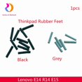 thumbnail image 1 of 2Pcs Laptop Rubber Foot Pad Bottom Cover Replacement For Thinkpad R14 E15 E14 Compatible Accessories PC Parts 2pcs grey, 1 of 2