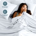 thumbnail image 3 of Bare Home Premium 1800 Collection Ensemble de Draps 4 Pcs, Lit Double, Blanc, 3 of 10