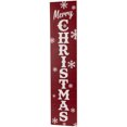 thumbnail image 3 of Northlight 36" Red and White "Merry Christmas" and Snowflake Porch Board Sign Decoration, 3 of 6