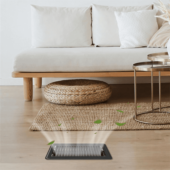 2pcs Floor Register 4x10Inch,Heavy Duty Floor Vents,Heat Air Vent Covers,Floor Vent Covers for Heater Floor Register A