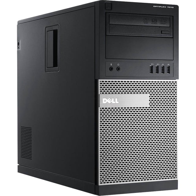 Dell Optiplex 7010 Tour Intel Core i7(3770)-3.4GHz, 12 Go RAM, 1 To HDD, DVDRW, Windows 10 Pro