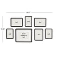 thumbnail image 3 of Boba 7pc Black Gallery Picture Frame Set, 3 of 10