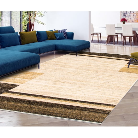 ECARPET Area Rug for Living Room, Bedroom, Soft & Plush Ayla Collection