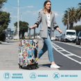 thumbnail image 5 of Luggage Cover Protector Travel Suitcase Covers Protective Skin for Carry On Baggage Fit 18-20 Inch Luggage, 5 of 5