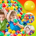 thumbnail image 2 of Ball Pit Balls, 8 Colors Plastic Balls for Ball Pit Play Balls for Toddlers with Durable Storage Mesh Bag Boy Style, Bulk Set of Bouncy and Pit Balls for Kids - Small Mini Bounce Balls, 2 of 6