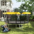 thumbnail image 2 of Gymax Trampoline Extérieur de 15 Pi, Trampoline Récréatif avec Filet de Sécurité et Échelle Antidérapante pour Enfants et Adultes, 2 of 10