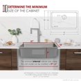 thumbnail image 4 of Stylish Dual Mount 27" Stainless Steel Single Bowl Kitchen Sink with Strainer S-406T, 4 of 13