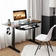 thumbnail image 2 of Costway 48" Electric Sit to Stand Desk Adjustable Workstation w/ Keyboard Tray, 2 of 10