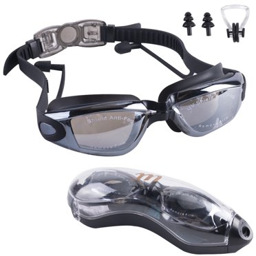Swim Goggles, Swimming Goggles No Leaking Anti Fog UV Protection Swim Goggles for Adult Men Women Youth Kids Child