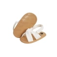 thumbnail image 3 of Gupgi Breathable Summer Baby Girls Sandals, Solid Color Soft Sole Shoes, 3 of 8