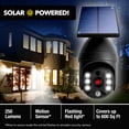 thumbnail image 4 of Bell + Howell Bionic Spotlight Extreme Black 2 Pack 360° Adjustable 250 Lumen Solar Powered Motion Sensor Outdoor Security Light Weatherproof, 4 of 8