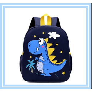 UsRHHA Sac à dos pour enfants en tissu léger, 26x23x9cm Sac d'école en toile pour les voyages de jour de maternelle préscolaire, sac à dos pour enfants