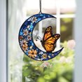 thumbnail image 3 of ZENGHUIJ Monarchs Butterflys And Floral Moonss Suncatcher, 3 of 8