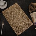 thumbnail image 3 of Gkeoshab Napperon Rectangulaire Fleur Napperon en PVC Maison Quotidien Décoration de Table Napperon en PVC Or Chaud Triangle Maison et Jardin, 3 of 4