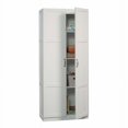 thumbnail image 2 of Scranton & Co Armoire de Rangement Contemporaine en Bois Manufacturé Blanc, 2 of 11