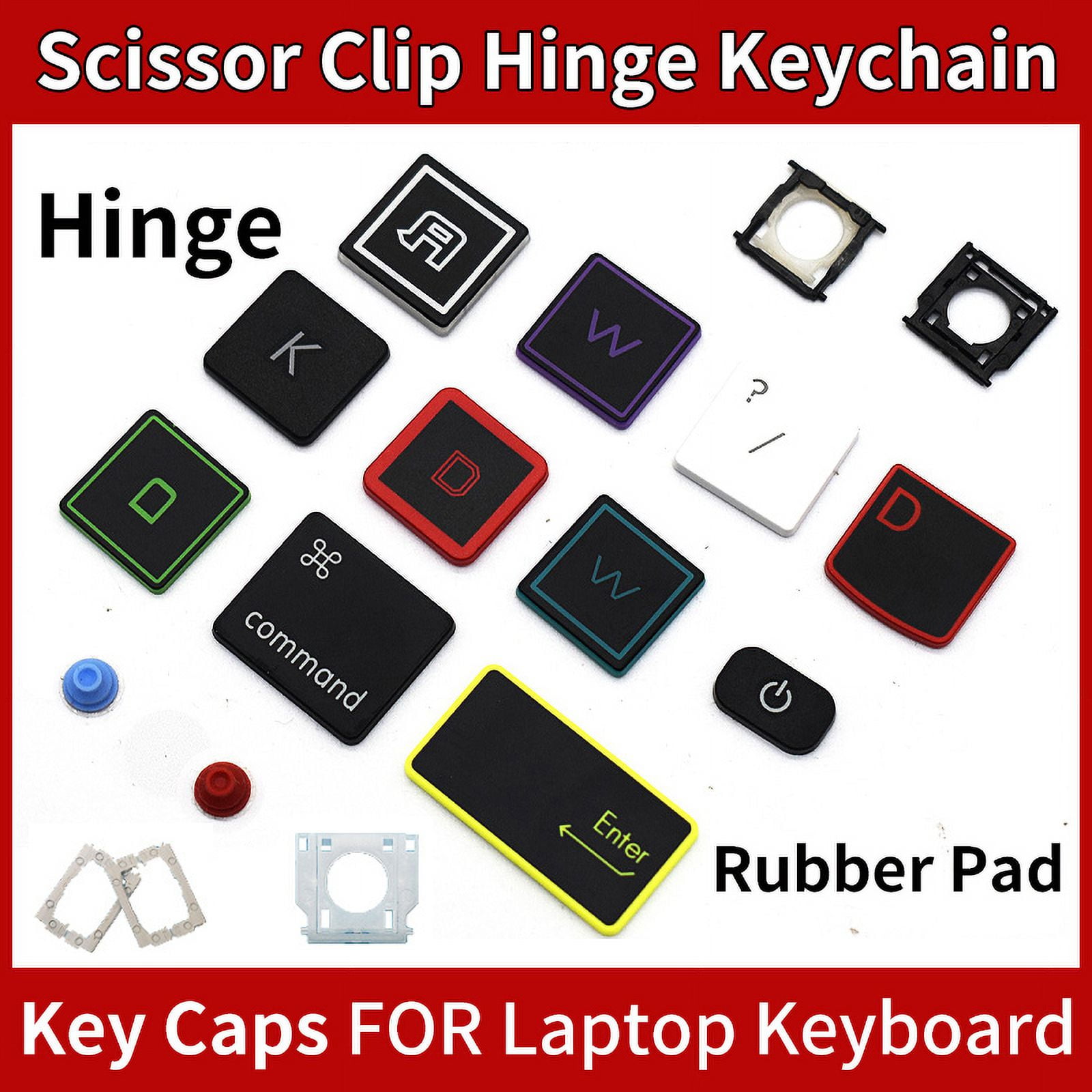 Unbranded Replacement Keycap Key For Lenovo Asus Hp Toshiba Samsung Acer Sony Xiaomi Huawei Ibm Msi All Series Laptop Keyboard Key & Clips 1 Keycap