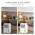 thumbnail image 4 of Costway 32 Pint Dehumidifier 2000 Sq. Ft Portable with 3 Modes & 24H Timer Home Basement, 4 of 10