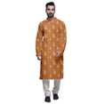 thumbnail image 1 of Atasi Kurta-Pyjama Long en Coton Imprimé pour Hommes, Kurta-Pyjama Décontracté de Designer, Vêtements, 1 of 5
