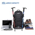 thumbnail image 2 of 45L Hiking Backpack Lightweight Outdoor Camping Travel Backpack Daypack for, 2 of 8