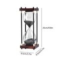 thumbnail image 3 of Matoen12 Glass Hourglass Timer30 Minute Timer Hourglass Retro Hourglass Ornament, 3 of 7