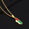 thumbnail image 2 of fastboy Premium Madagascar Map Pendant Necklace Celebrate Love For Travel Compact And Lightweight Unique Map Gold, 2 of 6