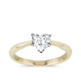 thumbnail image 1 of 1.00 Carat Excellent Heart Cut Real Diamond New Design Solitaire Ring for Wedding Solid 18K Yellow Gold Size 11, 1 of 6