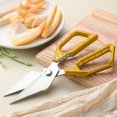thumbnail image 4 of Gold Stainless Steel Kitchen Scissors, Heavy Duty Multifunctional Food Shears, Meat Scissors, Bone Scissors, Vegetable Cutting Scissors, Dishwasher Safe, Kitchen Tools, Cooking Scissors, Food Shears, 4 of 6
