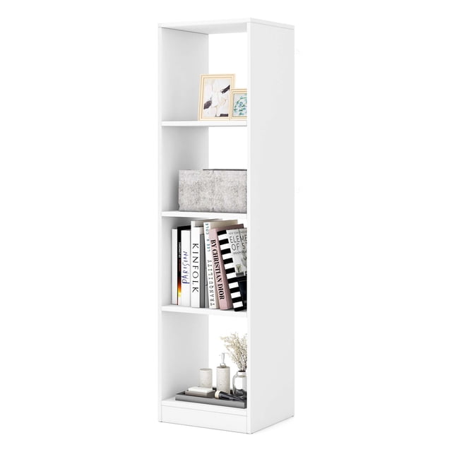 Costway 1PC 56" Tall Bookcase, Freestanding Bookshelf with 4 Open Cubes