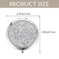 thumbnail image 4 of Miangastore Mini Miroir Compact Rond en Métal Miroir de Poche Petit Miroir de Maquillage Miroir de Poche Double Face, 4 of 9