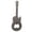 E, variante sur Aimant de Frigo en Acier Inoxydable en Forme de Guitare, Durable, Fini Noir, Décoratif et Pratique, 1 Pce