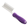 thumbnail image 1 of Cheapark Pet Grooming Comb Stainless Steel Long and Short Tooth Combo for Detangling and Deshedding, 1 of 6