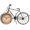 Black, variant on 1Pack Retro Decor Bicycle Tabletop Clock Battery Operated for Living Room Bedroom 11.8X9.8X4.3in