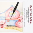 thumbnail image 4 of Piques Populaires, Ensemble de Pinceaux Miniatures, 11 Pcs Pinceaux de Détail, Pointes Fines, Compatible Gouache Aquarelle, Outils d'Artiste, pour Artisanat, Qualité Professionnelle, Fournitures d'Art de Studio Hzhnb, 4 of 6