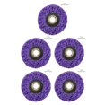 thumbnail image 2 of QualitChoice Sanding Wheel Polishing Paint Rust Grinding Inner Hole Tools for Angle Grinder Wood Metal Buffing Car Accessories #115 purple 5Set, 2 of 6