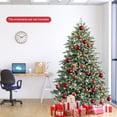 thumbnail image 3 of Patiojoy 8ft Evergreen Artificial Christmas Tree, Mixed PE & PVC Tree Metal Stand Included, Unlit Xmas Tree for Holiday Festival, 3 of 9
