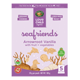 thumbnail image 1 of Love Child Organics Sea Friends Arrowroot Vanilla 5ct Snack Pack Cookies 100g Box, 1 of 6