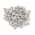 thumbnail image 2 of Alliage Strass Entretoise Perle Bijoux Fabrication Bricolage Métier Fournitures 100pcs Ensemble, 2 of 7
