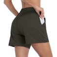 thumbnail image 4 of Short de Course à la Taille Élastique pour Femmes avec Poches, 4 of 6