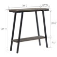 thumbnail image 2 of Bowery Hill Contemporary Multi-Functional Console Table in Gray, 2 of 9