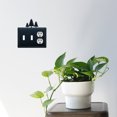 thumbnail image 2 of Village Wrought Iron ESSO-20 Double Interrupteur et Couvercle de Sortie Simple - Pins, 2 of 2
