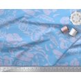 thumbnail image 3 of Soimoi Cotton Poplin Fabric Flower Artistic Print Fabric by Yard 56 Inch Wide, 3 of 3