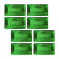 thumbnail image 2 of Luzkey 8 Pieces Disposable Plates Durable Party Paper Plates for Cafe Dining Baking Green, 2 of 8
