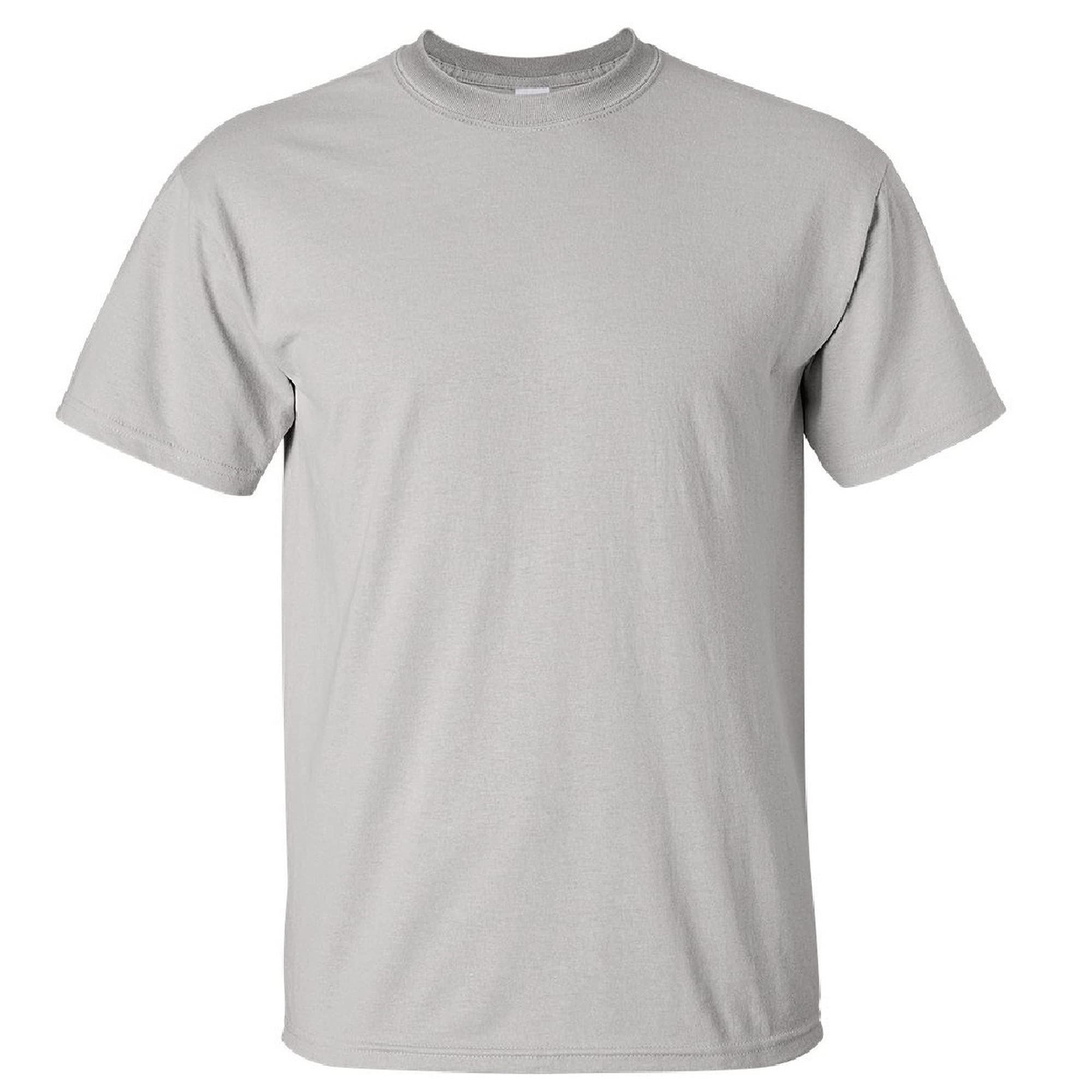 Gildan T-Shirt Ultra Coton 6 oz.(G200)-Gris Glace-TG