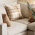 thumbnail image 2 of Bouclair Elsy Beige Decorative Throw Pillow 19x19 in, 2 of 6