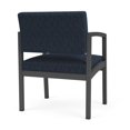 thumbnail image 5 of Lenox Steel Reception Waiting Oversize Guest Chair / Charcoal Steel / Blue, 5 of 5