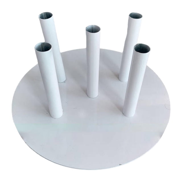 jifeng Flower Pole Display Stand Base Centerpiece Standing Flower Arrangement for Party Five Holes